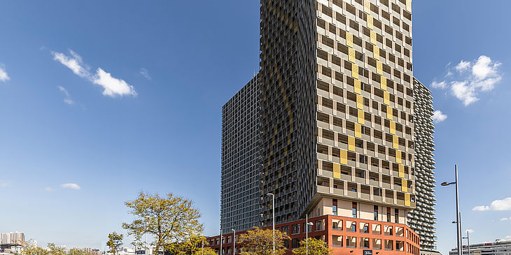 Q-Tower_Hauptansicht ©ÖSW_studiohuger Q-Tower_Hauptansicht