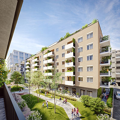 Attemsgasse 42 Hofseite