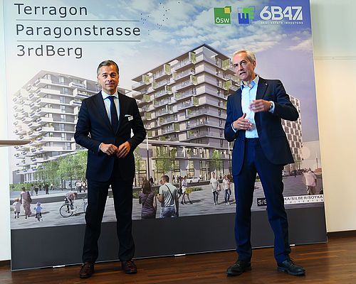 Spatenstichfeier Terragon/3rdBerg/Paragonstraße; Fotocredit©Jana Madzigon / 6B47