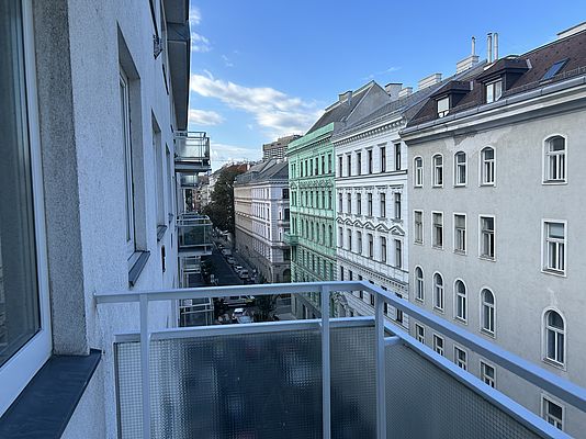 Balkon und Aussicht