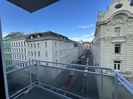 Balkon und Aussicht
