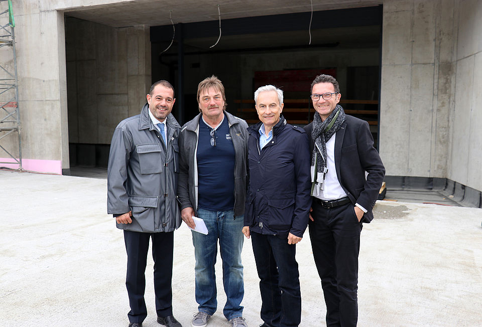 v.l.n.rMarkus Fehringer (Gerstl), Gerhard Weinzierl (Gerstl), Michael Pech (ÖSW), Christian Haidinger? Wiesinger (GSA)