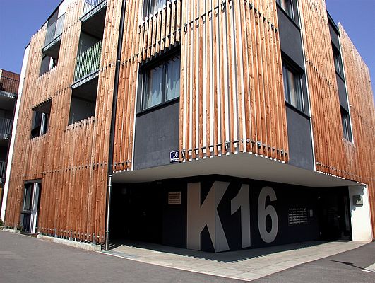 Ketzergasse 16 - Fassade ©ÖSW AG Ketzergasse 16 - Fassade