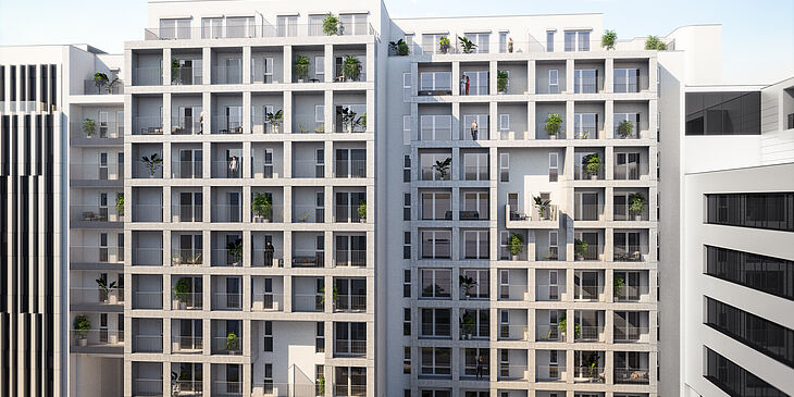 Campus-Vienna-Biocenter 1A - Visualisierung Aussen - Copyright ARCH. RIEDL ZIVILTECHNIKER GMBH