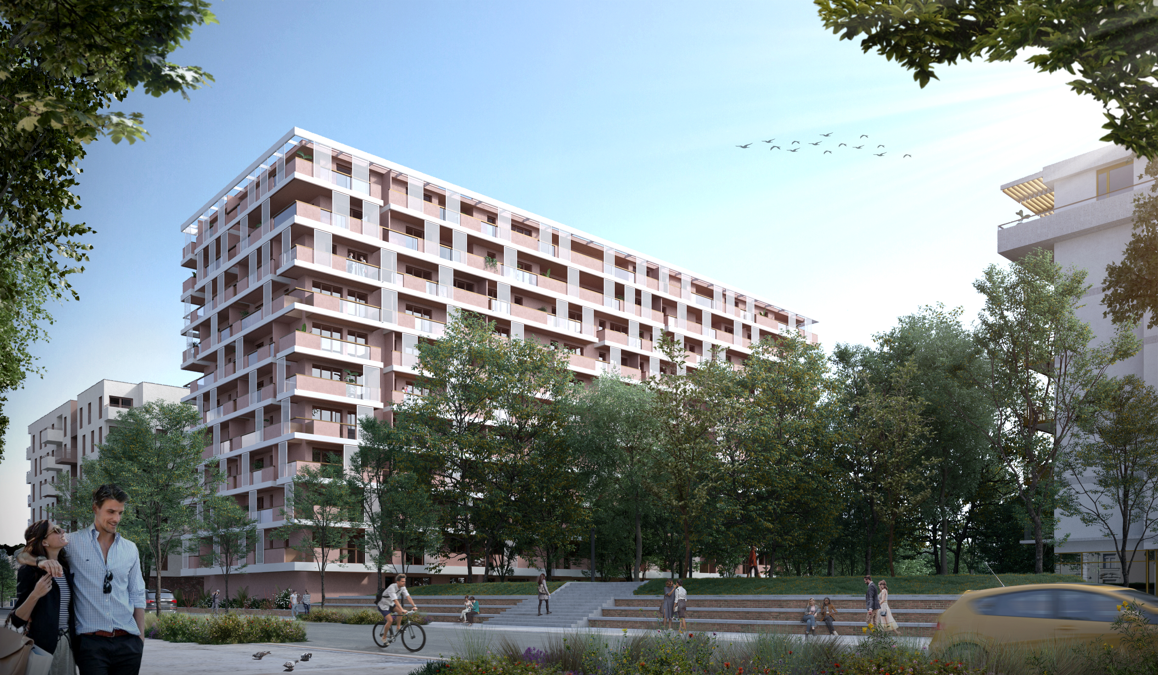 THEOs - Wohnen im Park - Neubauprojekt in 1140 Wien, Spallartgasse 21